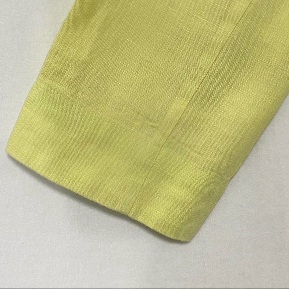 Madison Studios Pale Yellow Green Blazer Jacket Over Shirt size 14 - Picture 5 of 10